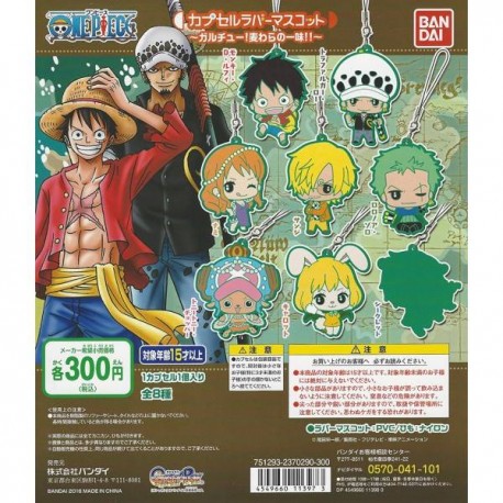 1 Gashapon - ONE PIECE - Llavero Strap