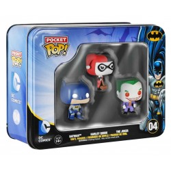 Pocket POP - CAJA HOJALATA CON 3 FIGURAS [BATMAN] -  3,75 cm