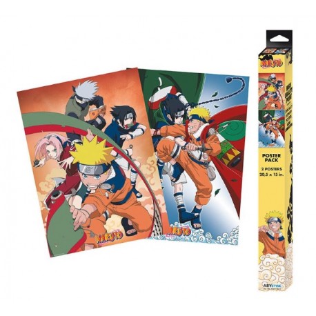 NARUTO - Set 2 posters - 52x38 cm