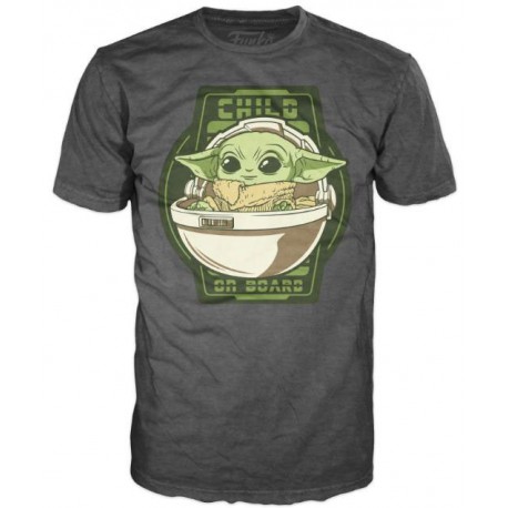 Camiseta THE MANDALORIAN - Child On Board - (S)