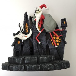 Pesadilla antes de Navidad - SANTA JACK & ZERO - Escultura de Resina