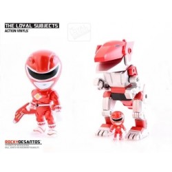 POWER RANGES - Red Ranger + Red Zord & Mini Ranger - Metallic ver.