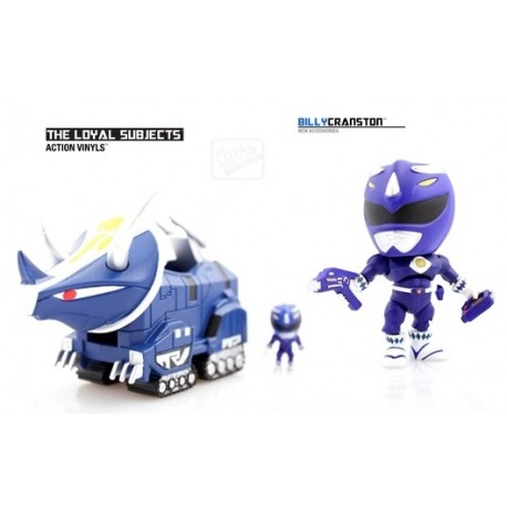 POWER RANGES - Blue Ranger + Blue Zord & Mini Ranger - Metallic ver.
