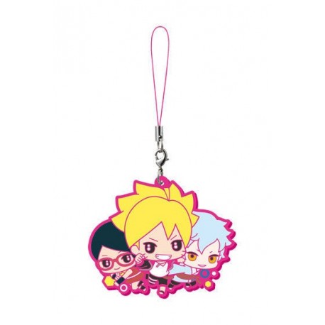 Boruto : Naruto Next Generations - BORUTO, SARADA & MITSUKI - Capsule Rubber Mascot
