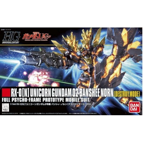 Maqueta GUNDAM - Unicorn Gundam 02 Banshee Norn (Destroy Mode) - Gunpla HGUC - 1/144