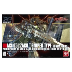 Maqueta GUNDAM - Zaku I Sniper Type (Yonem Kirks) - Gunpla HGUC - 1/144