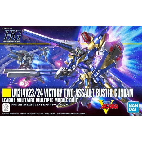 Maqueta GUNDAM - Victory Two Assault Buster Gundam - Gunpla HGUC - 1/144