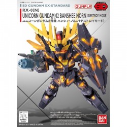 Maqueta SD GUNDAM EX-STANDARD - Unicorn Gundam 02 Banshee Norn [Destroy Mode] - 8 cm
