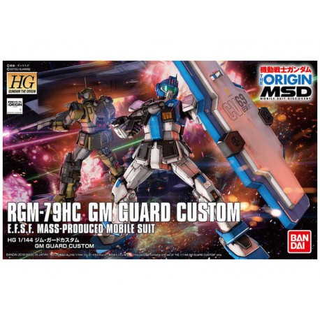 Maqueta GUNDAM - GM Guard Custom - Gunpla HGGTO - 1/144
