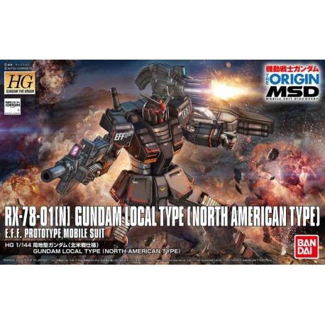 Maqueta GUNDAM - Gundam Local Type (North American Type) - Gunpla HGGTO - 1/144