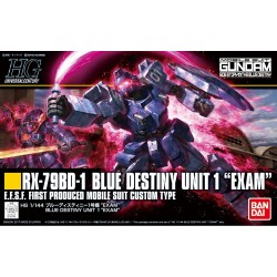 Maqueta GUNDAM - Blue Destiny Unit 1 "Exam" - Gunpla HGUC - 1/144