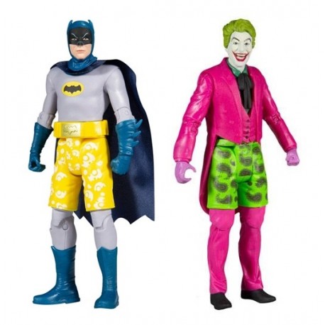 DC Retro - Batman 66 - Batman & Joker (Swim Shorts ver.) - 15 cm
