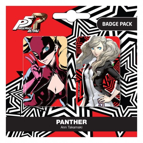 Set de chapas - PERSONA 5 (Panther) - 40 x 65 mm