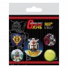 MOBILE SUIT GUNDAM - Set de 5 Chapas