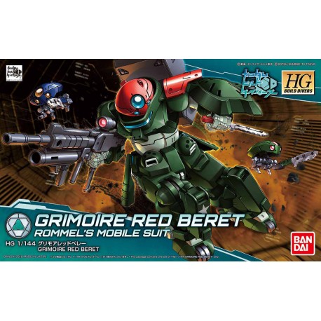 Maqueta GUNDAM - Grimoire Red Beret - Gunpla HGBD - 1/144
