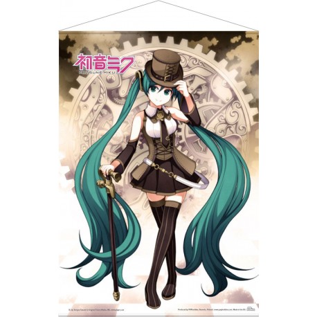 Poster de Tela - HATSUNE MIKU (Steampunk) - 50 x 70 cm