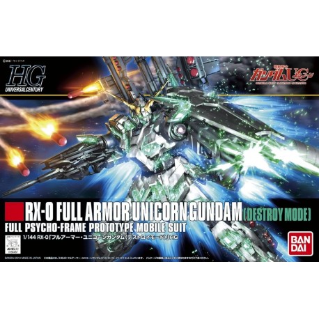 Maqueta GUNDAM - Full Armor Unicorn Gundam (Destroy Mode) - Gunpla HGUC - 1/144