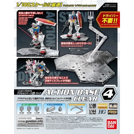 GUNDAM - Action Base 4 BLACK - Model Kit - Gunpla