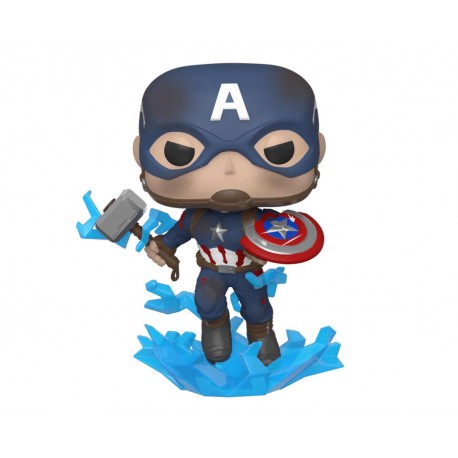 POP - Vengadores : Endgame - CAPITÁN AMÉRICA (con Mjölnir) - Funko
