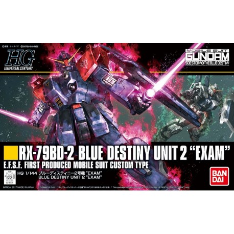 Maqueta GUNDAM - Blue Destiny Unit 2 "EXAM" - Gunpla HGUC - 1/144