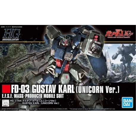 Maqueta GUNDAM - Gustav Karl (Unicorn Ver.) - Gunpla HGUC - 1/144