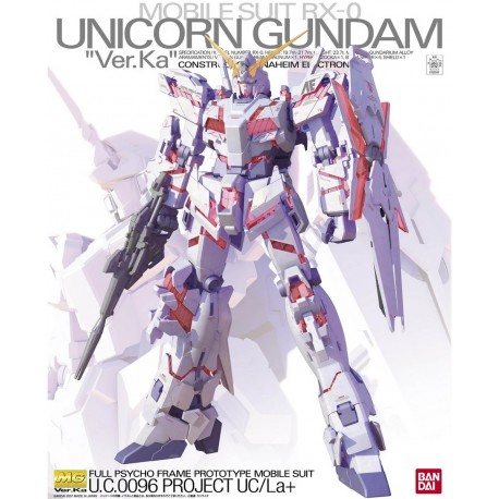 Maqueta GUNDAM - Unicorn Gundam Ver. Ka - Gunpla MG - 1/100