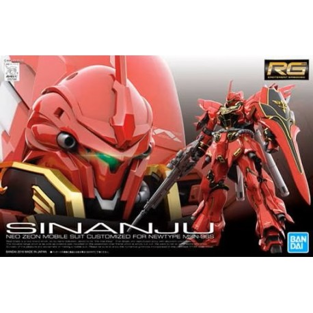 Maqueta GUNDAM - Sinanju - Gunpla RG - 1/144