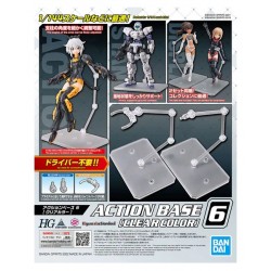 GUNDAM - Action Base 7 CLEAR (2 bases) - Model Kit - Gunpla