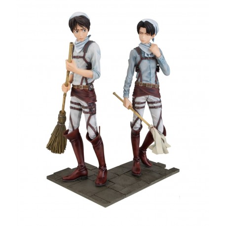 Shingeki no Kyojin - EREN & LEVI ~Cleaning Ver.~ DXF Figure