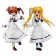 Mahou Shoujo Lyrical Nanoha - Nanoha Takamachi  & Fate Testarossa ~School Uniform Ver.~ DXF Figure