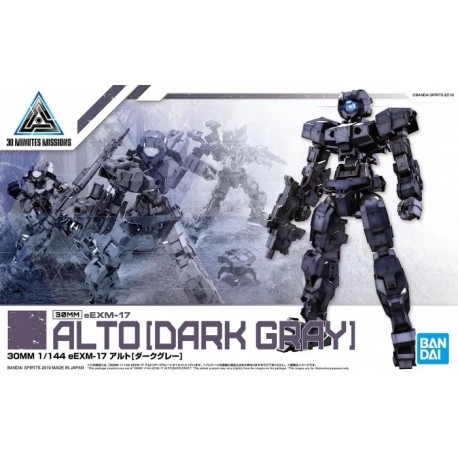 Maqueta 30 MM - eEXM-17 Alto (Dark Gray) + Armor (White) - 1/144