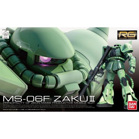 Maqueta GUNDAM - MS-06F ZAKU II - Gunpla RG - 1/144