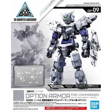 Maqueta 30 MM - Option Armor for Commander (Alto Exclusive/White) - 1/144