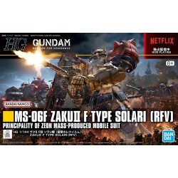 Maqueta GUNDAM - Zaku II F Type Solari (RFV) - Gunpla HGUC - 1/144