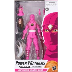 Power Rangers - MIGHTY MORPHIN NINJA PINK RANGER - Lightning Collection