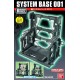 Gunpla Builders Parts HD (1/144) - System Base 001 (Black)