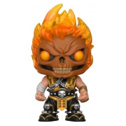 POP - Mortal Kombat - SCORPION Flaming Skull (Exclusive) - Funko
