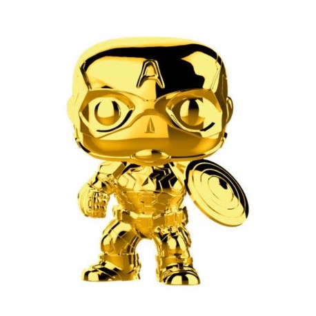 POP - Marvel Studios - CAPTAIN AMERICA (CHROME) - Funko