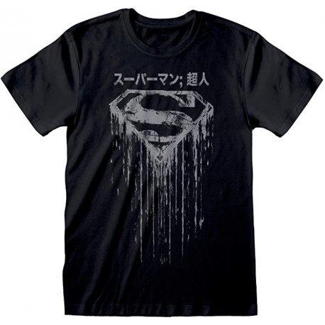Camiseta SUPERMAN - (M) - Logo Japonés