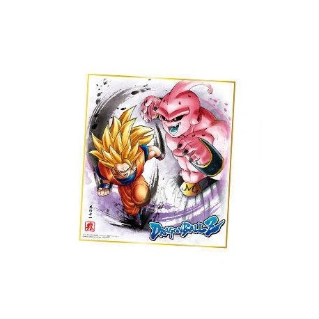 DRAGON BALL - Shikishi Art 8 - GOKU vs BU - Ilustración