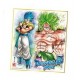 DRAGON BALL - Shikishi Art 8 - GOGETA vs BROLY - Ilustración