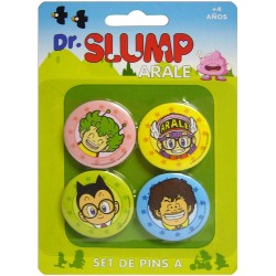 DR SLUMP - Set de 4 Chapas